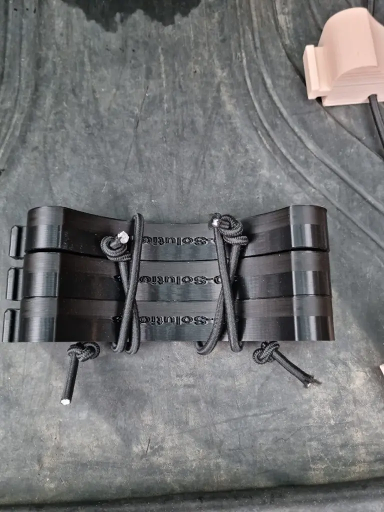 3D-geprint Compact transporthulpmiddel voor duikflessen – sterk & ruimtebesparend (Zwart, Standaard)