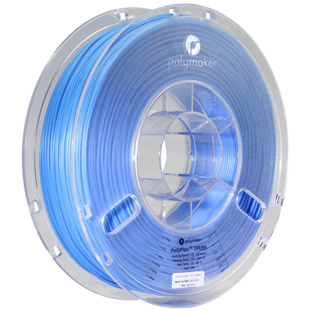 [POLY-FLEX-BLUE] Polymaker Polyflex TPU Blue 1.75mm750gr