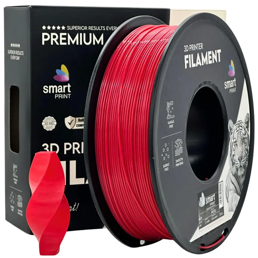 [SMART-PETG-RED] Smartprint PETG Red 1.75 mm 1kg