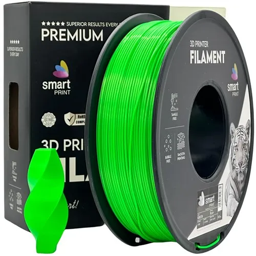 Smart Print PLA Green 1.75mm 1kg