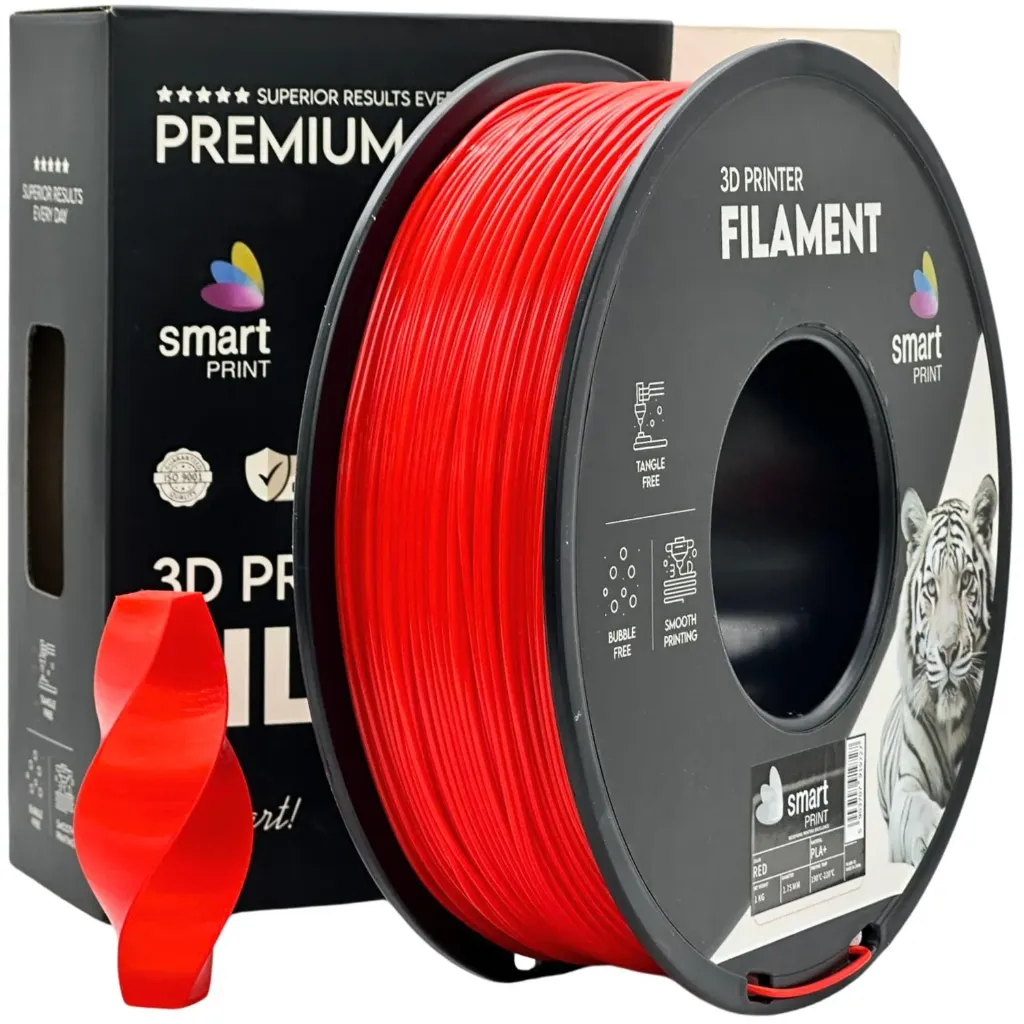 Smartprint PLA+ Red1kg 1.75mm